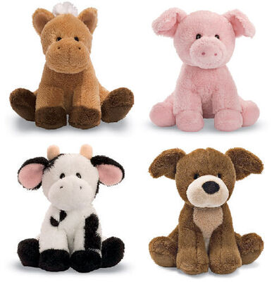 Lovely Farm Animal Stuffed Small Plush Toys For Kids And Children