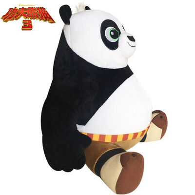 New Kungfu Panda 3 Sitting Pose Panda Po Cartoon Stuffed Plush Toys