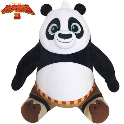 New Kungfu Panda 3 Sitting Pose Panda Po Cartoon Stuffed Plush Toys