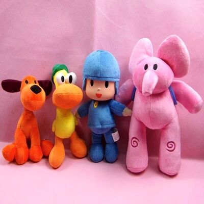 Lovely Small Cartoon Pocoyo Stuffed Plush Toys For Promotion 20cm