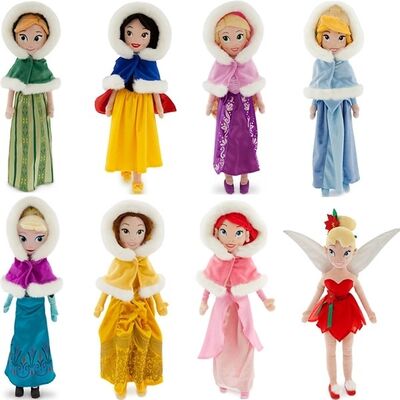 20 inch Original Disney Princess Dolls Cartoon Stuffed Plush Toys