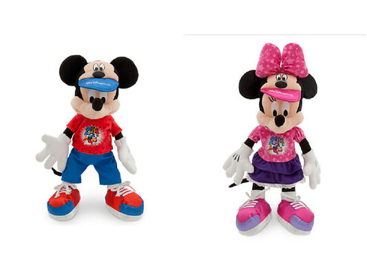 Fashion Original Sport Mickey Mouse and Minnie Mouse Disney Plush Toys 12 inch