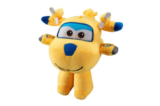 8 Style Cartoon Plush Toys 20cm Super Wings Airplane , Red / Green / Yellow Color