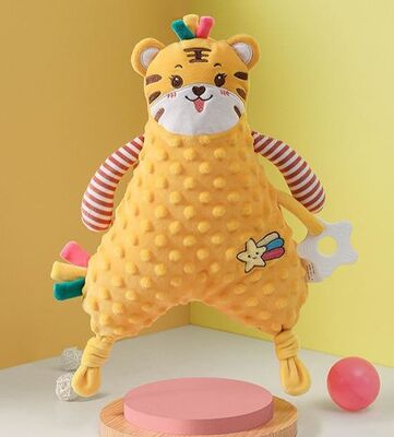 Baby comfort blanket with Plush Stuffed soft toy 40*26cm