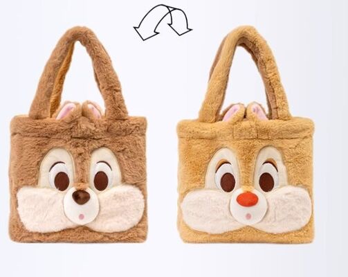 Disney Kadın Çift Taraflı Çapraz El Çantası Peluş Çantalar