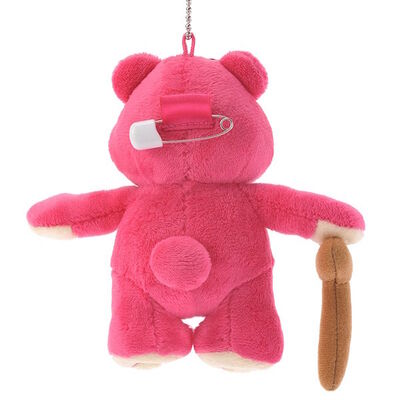 3 Lotso Huggin Bear Disney Plush Animals 13cm Keychian For Backpack