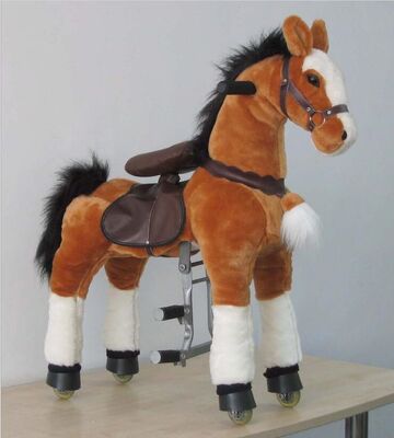 Rocking Tiger Amusement Park Equipment Mechanical Pony Kid Ridding On Walking Animal
