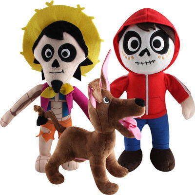 Moda Orijinal Disney Karikatürleri Coco ve Pepita Plüş Oyuncaklar 8 inç 10 inç 12 inç