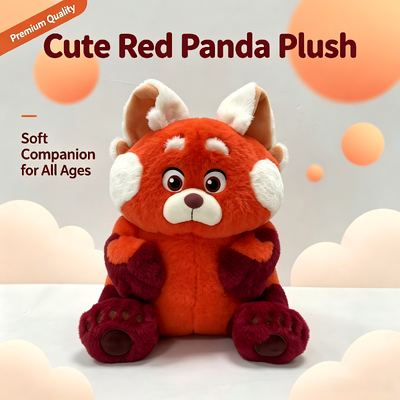 Çocuk Hediyesi ve Koleksiyoner Disney Peluş Oyuncaklar Mei Mei / Kırmızı Panda Mei