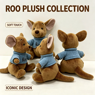 Sevimli Yumuşak Malzeme Disney Peluş Oyuncaklar Winnie The Pooh Roo