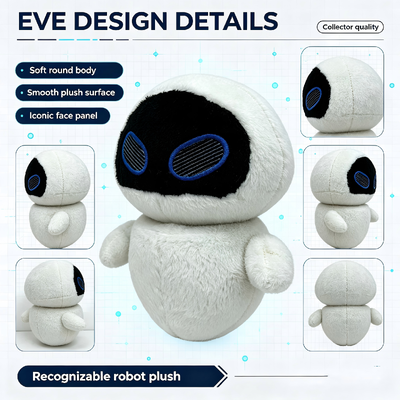 Sevimli Disney Pixar Peluş WALL‑E EVE Doldurulmuş Hayvanlar