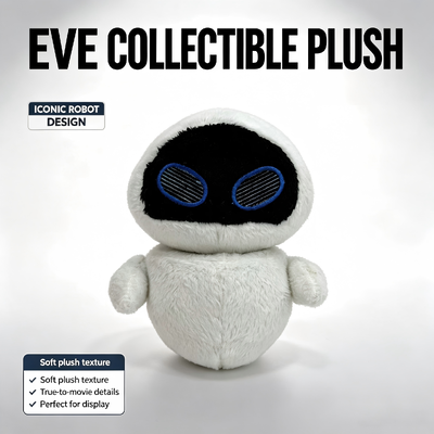 Sevimli Disney Pixar Peluş WALL‑E EVE Doldurulmuş Hayvanlar