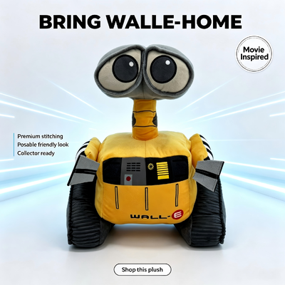 # Tatlı Disney Pixar Plush WALL-E Qa Oyuncakları 35*15*15cm