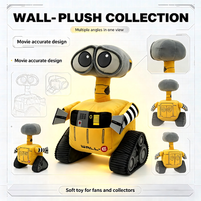 # Tatlı Disney Pixar Plush WALL-E Qa Oyuncakları 35*15*15cm