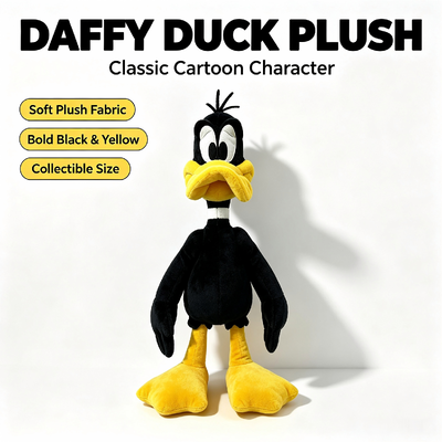 Looney Tunes Daffy Duck Disney Dolgu Oyuncakları 100% PP Pamuk