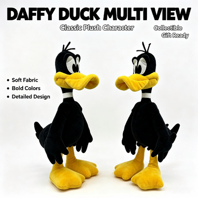 Looney Tunes Daffy Duck Disney Dolgu Oyuncakları 100% PP Pamuk