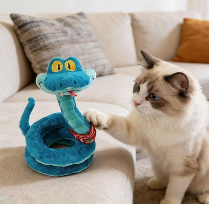 Sevimli Peluş Gary De'Snake Disney Yumuşak Oyuncaklar 35*12*15cm Boyut