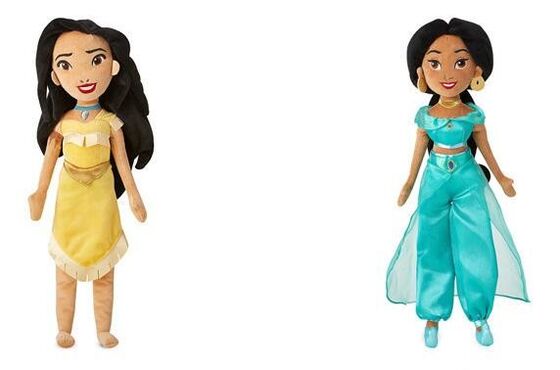 Original Disney Princess Series Stuffed Plush Toys 50cm