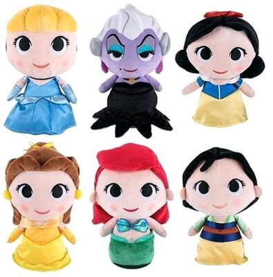 Original Disney Princess Set  Plush Toys 8inch