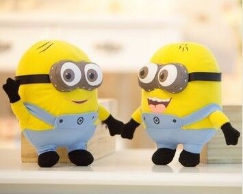 Cute Cartoon Plush Toys Despicable Me Minion With 3D Eye Action Figure