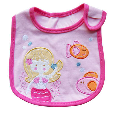 Lovely Princess Soft Cotton Baby Bibs Waterproof Saliva Towel Bib For Kid Feeding