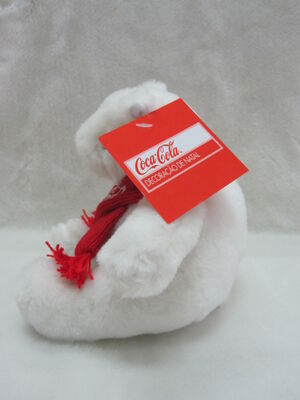 Coca Cola Polar Bear Stuffed Animal Christmas Plush Toys 16cm Size