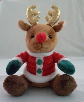 Customized Moose / Reindeer Stuffed Animals Children Plush Toys