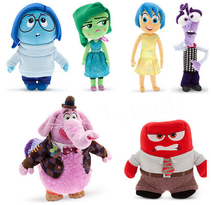 40cm Purple Inside Out Cartoon Disney Plush Toys  / Bing Bong Plush Soft Dolls