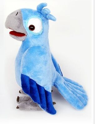 Rio 2 Blue Boy Jewel Stuffed Cartoon Plush Toys For Promotion and Gifts