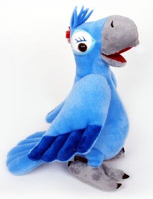 Rio 2 Blue Boy Jewel Stuffed Cartoon Plush Toys For Promotion and Gifts