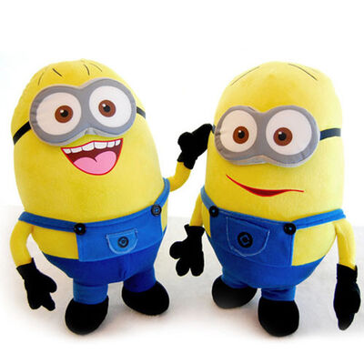 Cute Cartoon Plush Toys Despicable Me Minion With 3D Eye Action Figure