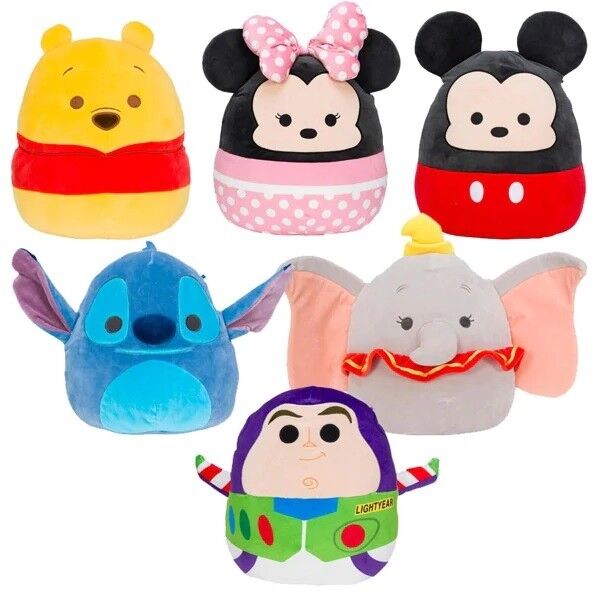 Disney World En Yumuşak Squishmallows Peluş Yumuşak Yastık Çeşitleri 10 İnç