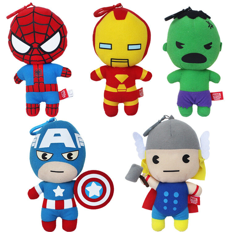 Hot Cartoon Plush Toys Marvel The Avengers 2 Stuffed Action Figure