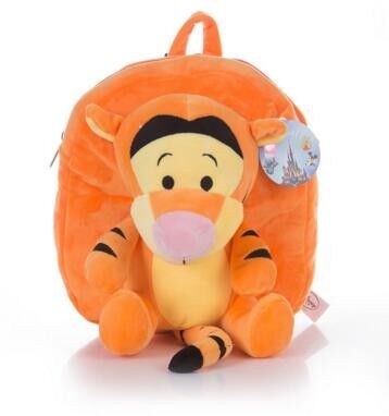 Cute Disney Plush Tigger School Backpacks Orange Color For Kid For Promotion