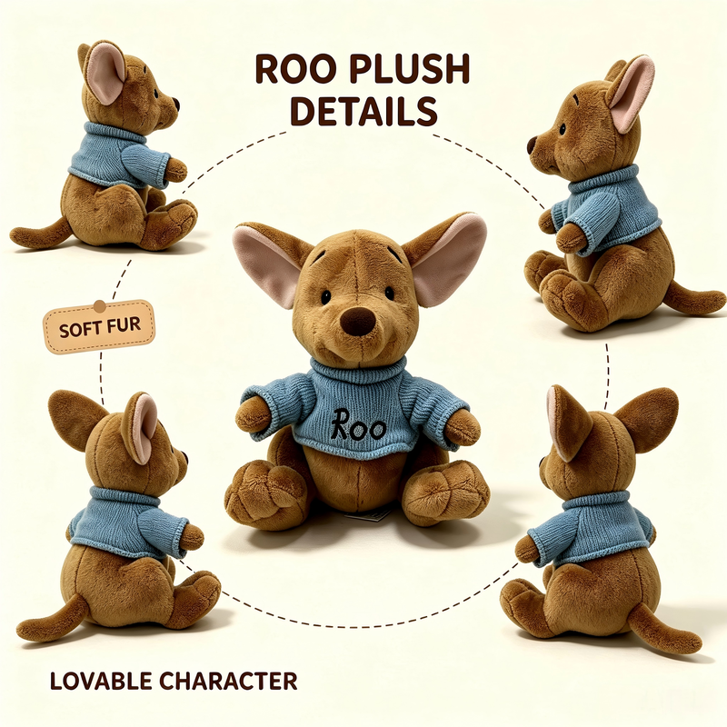 Sevimli Yumuşak Malzeme Disney Peluş Oyuncaklar Winnie The Pooh Roo