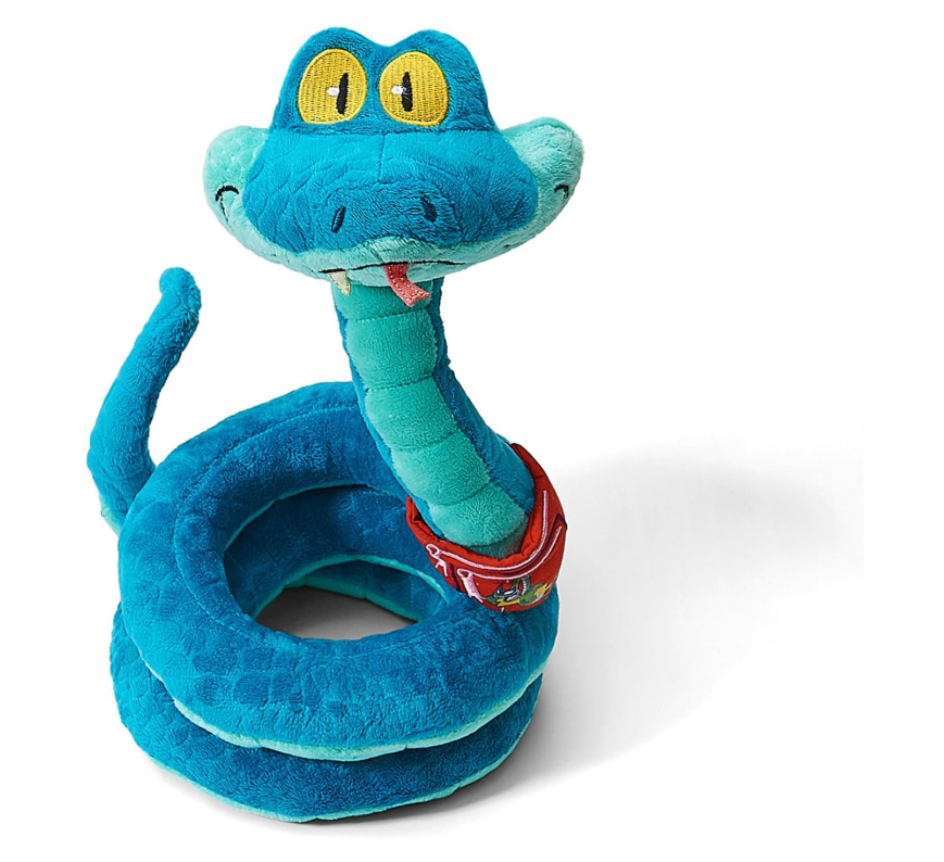 Sevimli Peluş Gary De'Snake Disney Yumuşak Oyuncaklar 35*12*15cm Boyut