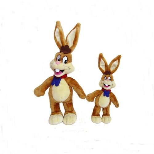 16 inch Soft Brown Stuffed Easter Bunnies For Festival Celebration
